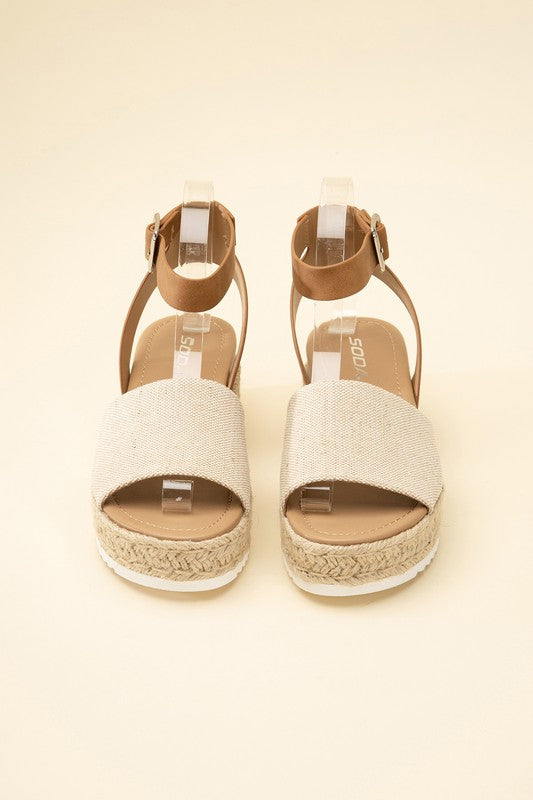 ESPADRILLE ANKLE STRAP SANDALS