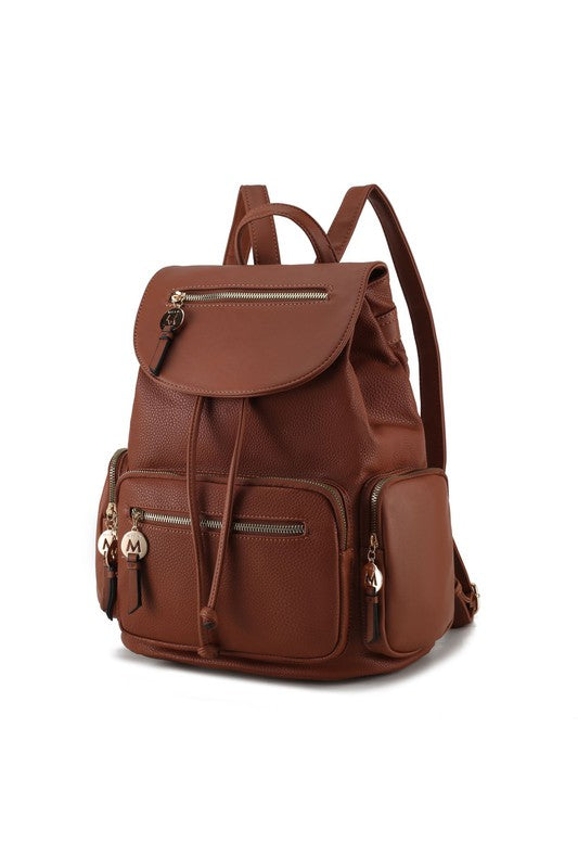 Ivanna Oversize Backpack Vegan Leather by Mia