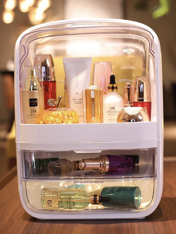 Bella Beauty Storage in Pink