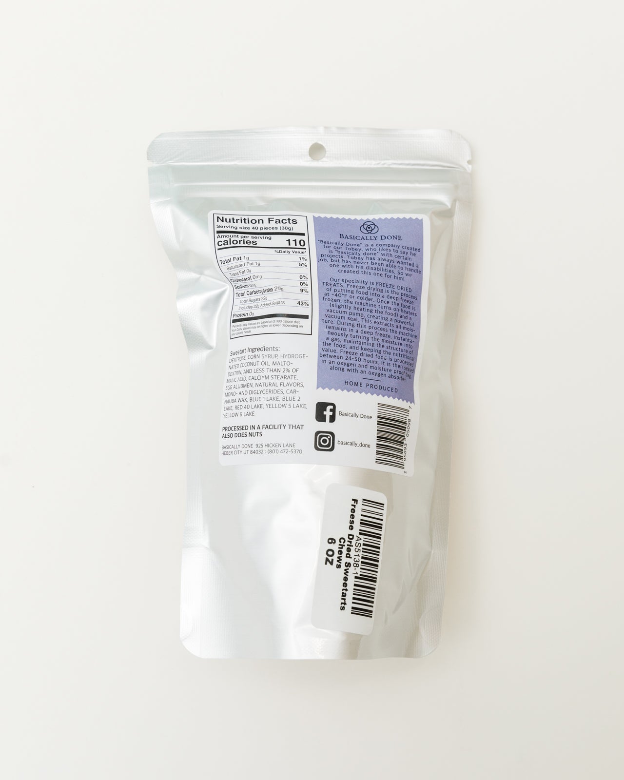 Freeze Dried Sweetarts Chews