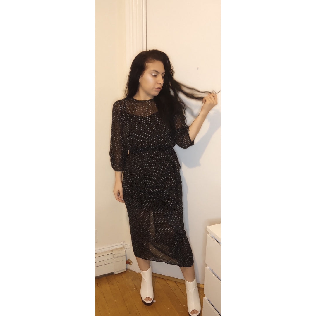 Lucille Polka Dot Dress