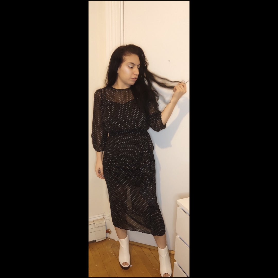 Lucille Polka Dot Dress