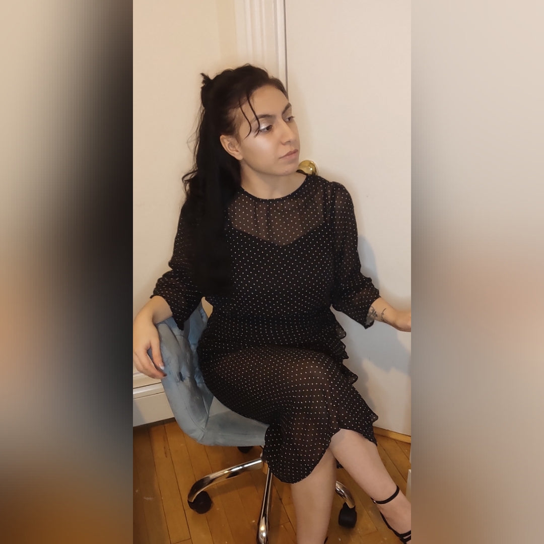 Lucille Polka Dot Dress